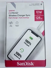 SanDisk 2-in-1 Wireless Fast Charging & 128GB photo/video Auto Backup