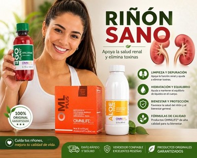 EGOPLANT Plant 4 Pack +1 Omniplus+ 1 Aloe Beta Cuida Tus Riñones Omnilife 