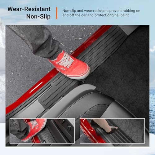  Interior Door Sill Protector Compatible Compatible with 2019-2026 Silverado - Picture 5 of 7