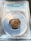 1909 VDB Lincoln Wheat Cent MS63