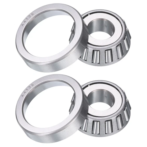 2pcs A4050/A4138 Tapered Roller Bearing Cone and Cup, 0.5" Bore x 1.3775" OD