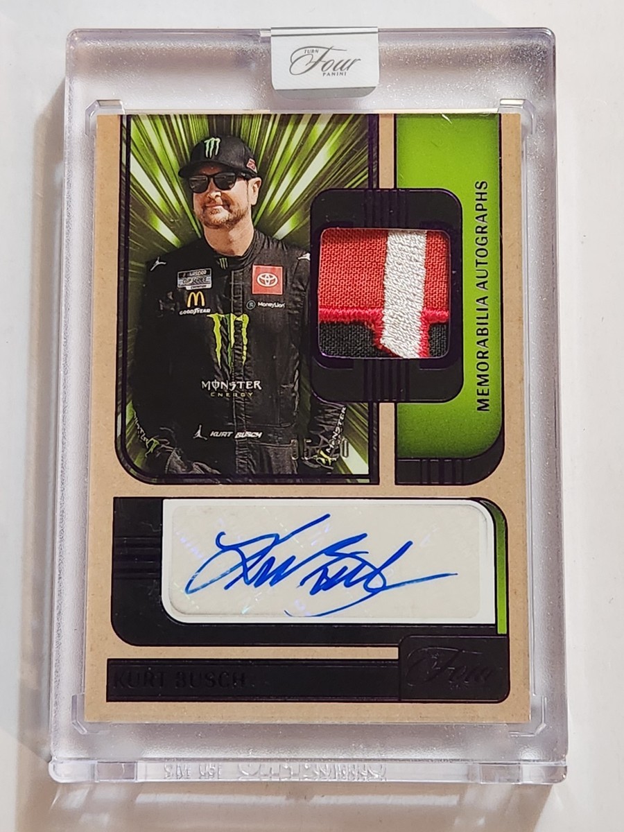 2025 Panini Turn Four Racing Memorabilia Auto #MA-KUB Kurt Busch