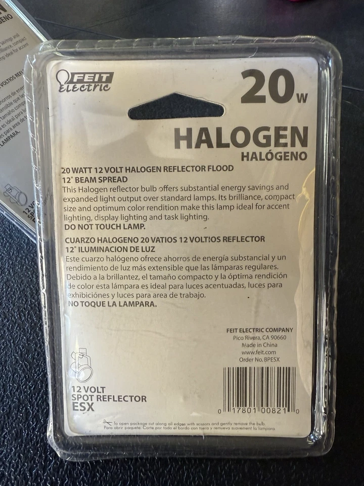 2 Pack - Feit Electric BPESK Bulbs 12v Spot Reflector ESX GU5.3 Base - Image 3 of 4