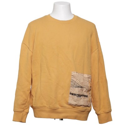 Dagi, Sweatshirt, Größe: M, Gelb, Baumwolle, Print, Sweat, Herren #Y5q