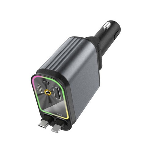 1PC Car Charger Retractable Charging Plug PD 66W 4-Port Fast Charging PD 66W - Zdjęcie 5 z 14