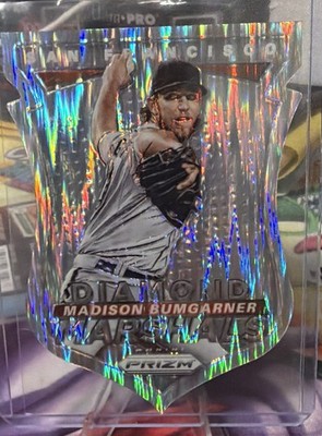 2015 Panini Prizm - Diamond Marshals Madison Bumgarner #14 Flash Prizm /100