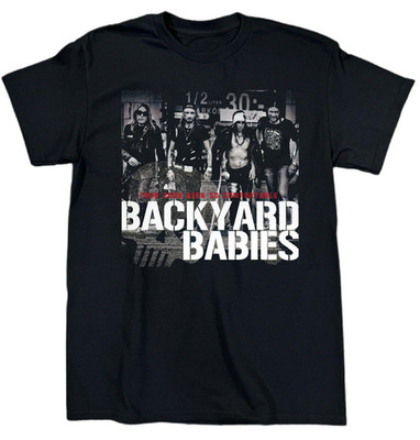BACKYARD BABIES Band Tour 2008 Heavy Cotton Black S-5XL T Shirt BL716