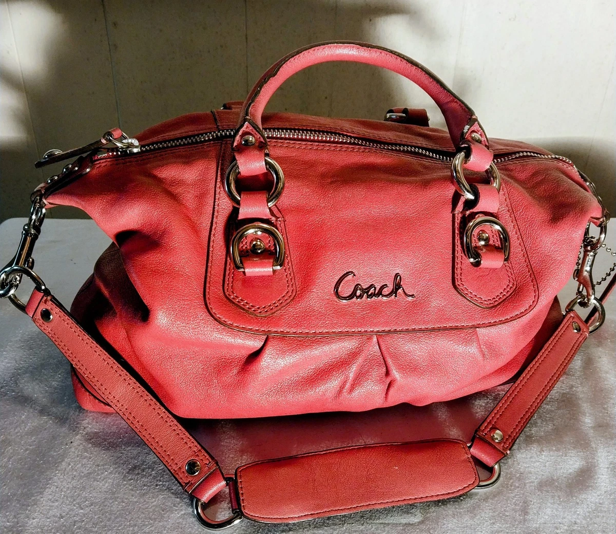 Coach Ashley Satchel/Top Handle Bag Pink Bags & Handbags for Women