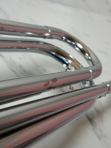 Strumento vintage Rexcraft argento nichel cromato ufficiale boy scouts bugle in scatola - Foto 8 di 23