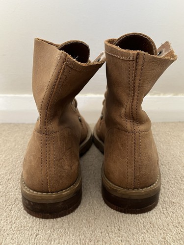 Womens CAT Caterpillar Ankle Boots Tan - Size UK 6.5 - Picture 9 of 10