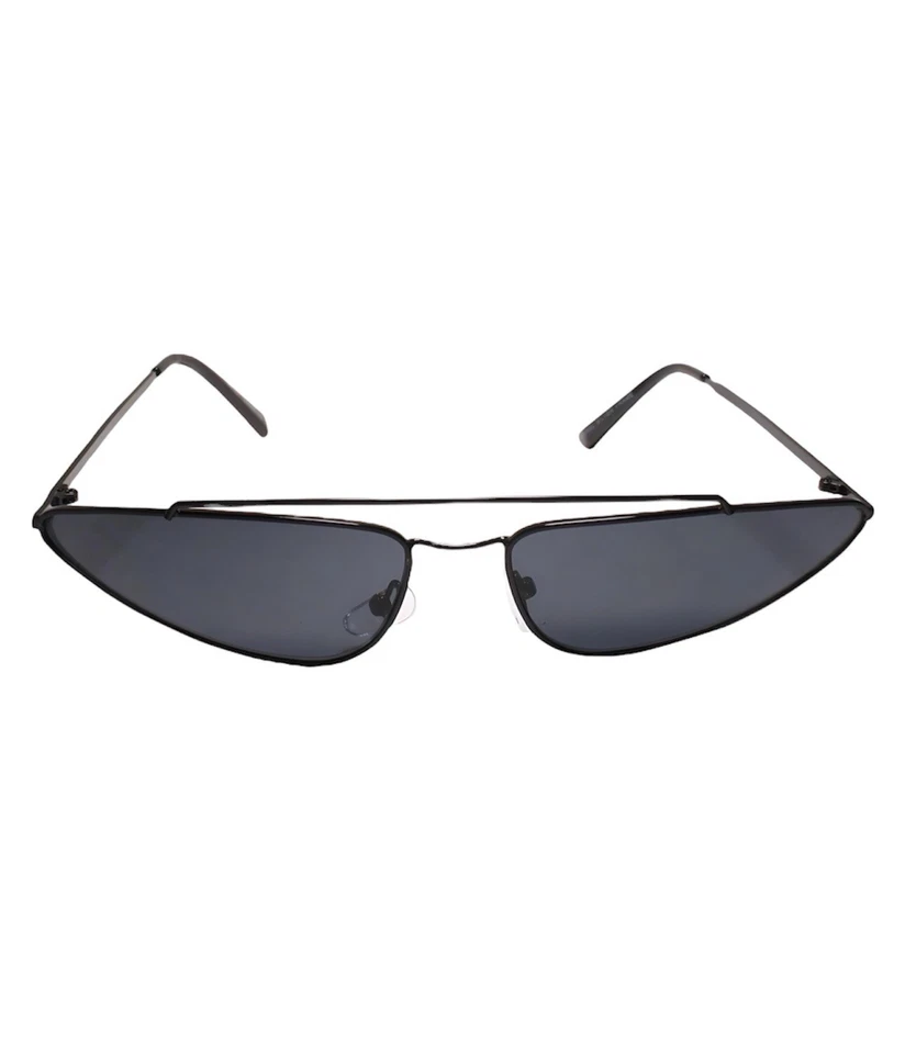 Elegante Exótico Único Elegante Sexy Delgado Minimalista Negro Ojo de Gato Gafas de Sol Foto 2 de 4