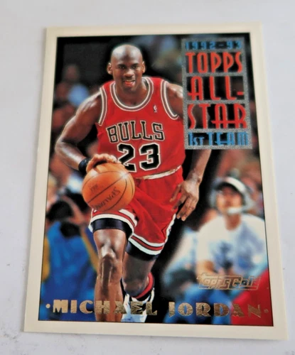 1993-94 TOPPS GOLD TOPPS ALL STAR 1st TEAM MICHAEL JORDAN CARD #101 BULLS HOF