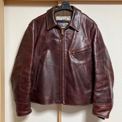Vintage Aero Leather Highwayman Leather Jacket Mens Size 40 Brown