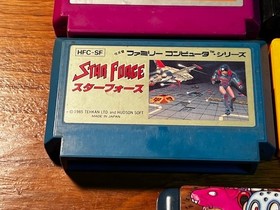 Loose Famicom Cart Lot &ndash; SMB 3 &middot; Splatterhouse &middot; Dodgeball &middot; Spartan x & Star F