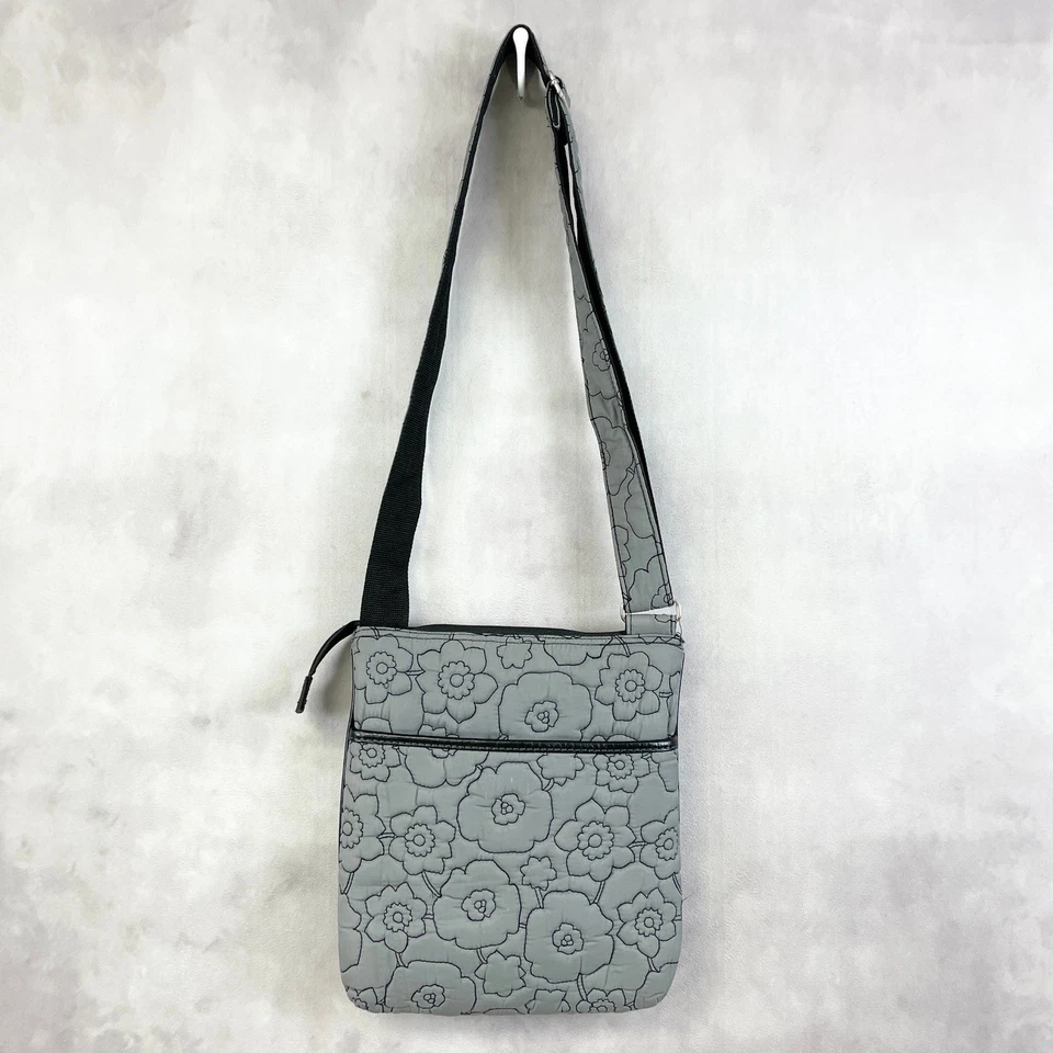 Bolso Bandolera Thirty-One Mujer Amapola Acolchado Floral Viaje Diario Cottagecore Foto 2 de 4