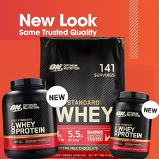 Optimum Nutrition Whey Protein, Extreme Milk Chocolate, 10Lbs, 5Lbs, 2Lbs