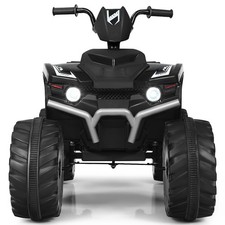 Topbuy 12V Electric Kids Quad ATV Ride On Car W/ LED Lights
