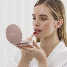 Image of JML Nuyou Tri-Fold Compact Mirror - 1X, 5X, 7X Magnifying Mirror with Light - Po