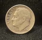 1956 D Roosevelt Dime 90% Silver