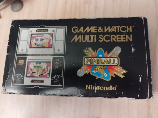 NINTENDO GAME AND WATCH PINBALL WITH BOX rare nros kong