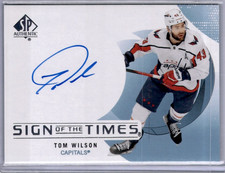 Tom Wilson Sign Of The Times Auto 2024-25 SP Authentic
