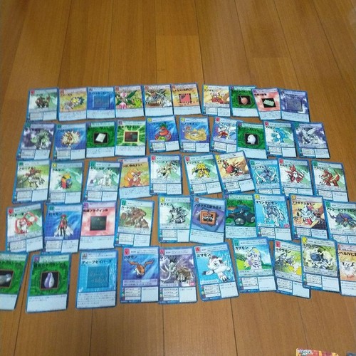 Digimon Cards Old set of 100 Bandai Trading Card Japan Japanese #01 - Picture 3 of 3