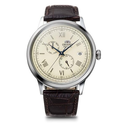 Orient Bambino Automatic Men's Watch RN-AK0702Y Ivory Dial NEW JAPAN Y864451