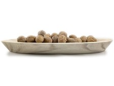 Wooden Fruit Dough Serving Bowl Hand-Carved Root Bowls Creative Living Room R...