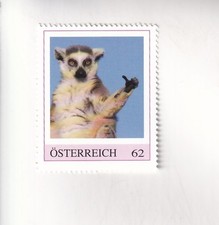 BRIEFMARKE PM &Ouml;sterreich Tierische SCHNAPPSCH&Uuml;SSE - AFFE zeigt Daumen postfrisch
