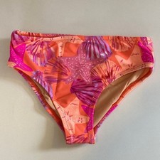 J. Crew Orange and Pink Bikini Bottom size 6 7