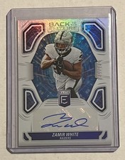 2024 Donruss Elite Zamir White Back to the Future Auto 45/149  Las Vegas Raiders