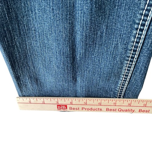Earl Jean Womens Size 14 Slim Boot Cut Jeans Rhinestone Stretch Stitching 34x30 - Picture 16 of 17