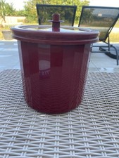 Seau à Glaçons TUPPERWARE Bordeaux Vintage