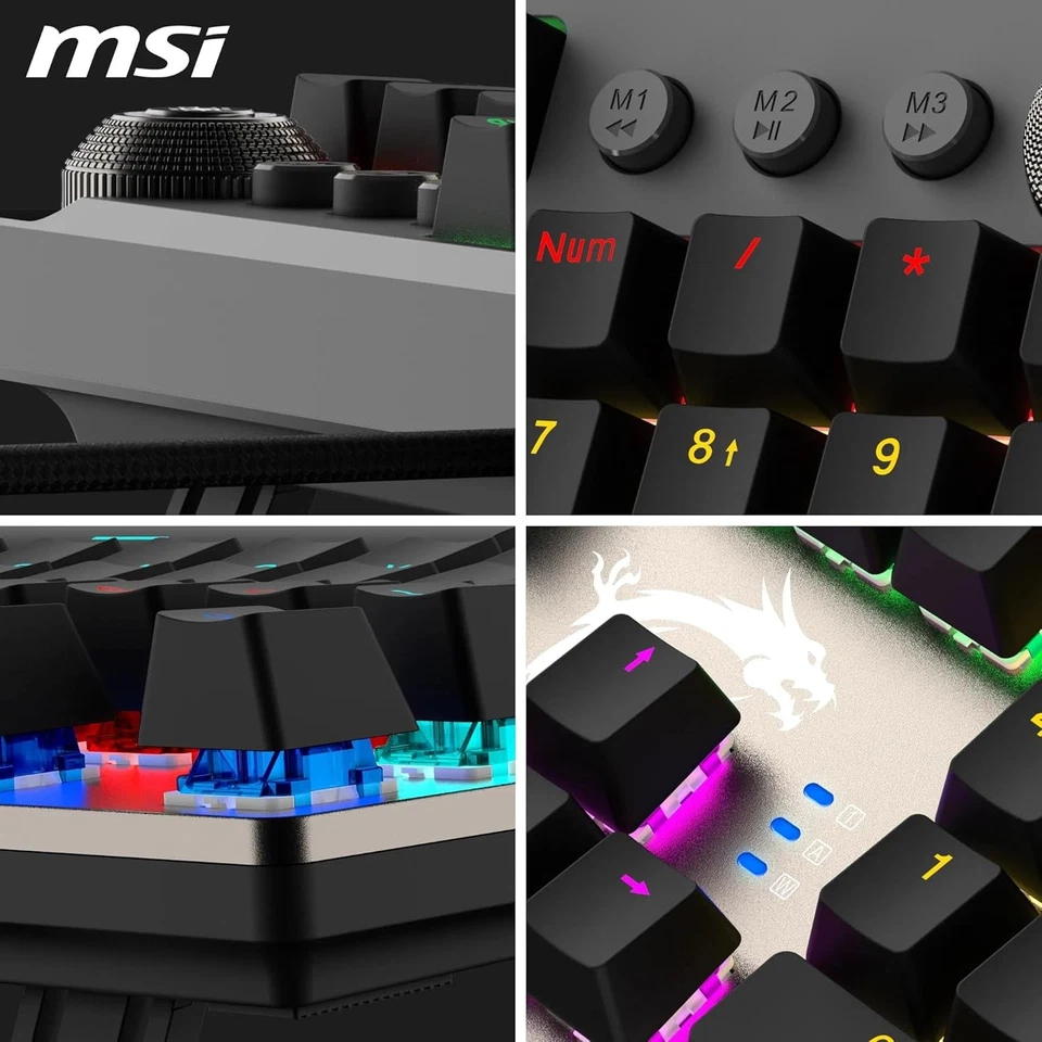 Forge GK310 RED UK Keyboard GK310 - Image 2 of 4