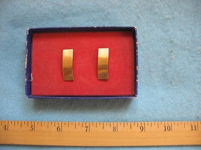 Vietnam Era US Marine Corps Officer NS Meyer USMC 97 Gold Filled Lt. Bars in box