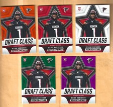 2023 Panini Rookies & Stars Bijan Robinson 5 Card Draft Class Rookie Lot /25 /35