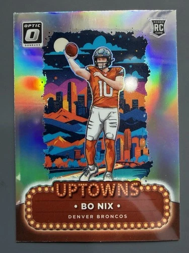 2024 Donruss Optic Uptown RC #3 - Bo Nix Uptowns Case Hit - Broncos