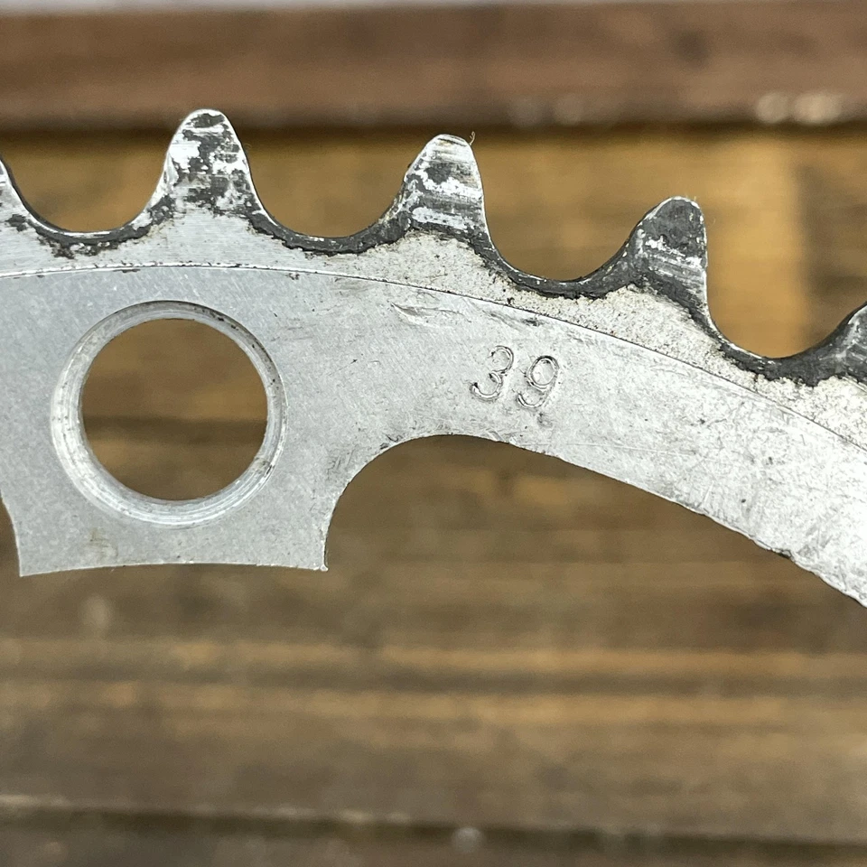 Plato Especializado De Colección 39T 130 BCD 5 Pernos Bicicleta de Carretera Anillo Aluminio Foto 4 de 4