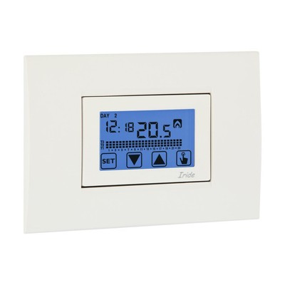 EINGEBAUTER TOUCH CHRONOTHERMOSTAT VEMER IRIDE, BATTERIEBETRIEBEN, VE456000  