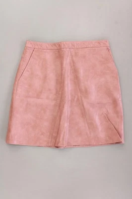 ⭐ Zara Kunstlederrock Rock für Damen Gr. 38, M rosa aus Polyurethan ⭐ - Bild 1 von 4
