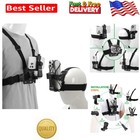 Mobile Phone Chest Strap Harness Mount Head Strap Holder Kit for Pov/Vlog,Cell P