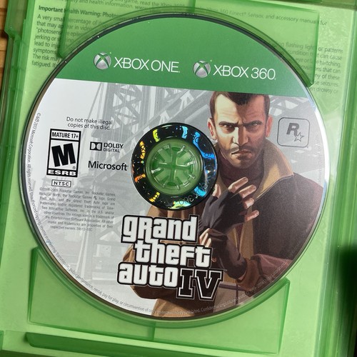 Grand Theft Auto IV: Xbox One and Xbox 360 - CIB with Map Tested Rare Case - Picture 4 of 4