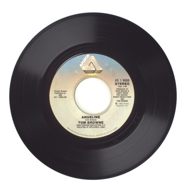 Tom Browne - Angeline; Rockin' Radio - Vinyl Record 45 RPM 7''