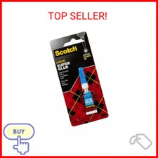 Scotch Super Glue Liquid, .07 oz, 1-Pack, Fast Drying Liquid Formula AD118D 