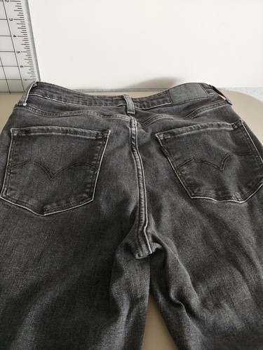 LEVI JEANS WOMENS 721 SIZE 27 SKINNY BLACK - Picture 5 of 7
