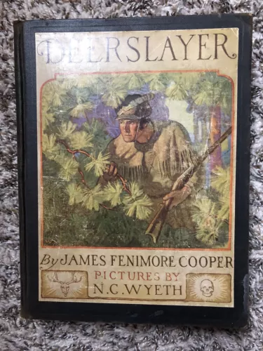 1925 Deerslayer by James Fenimore Cooper, Illustrations By NC Wyeth HB Scribners