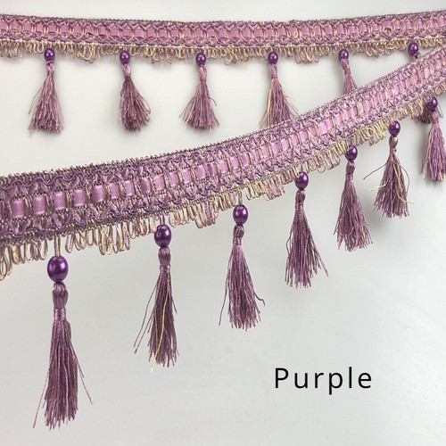 12 Meters DIY Length Curtain Tassel Edging Cushion Sewing Trim Upholstery Craft - Picture 8 of 29