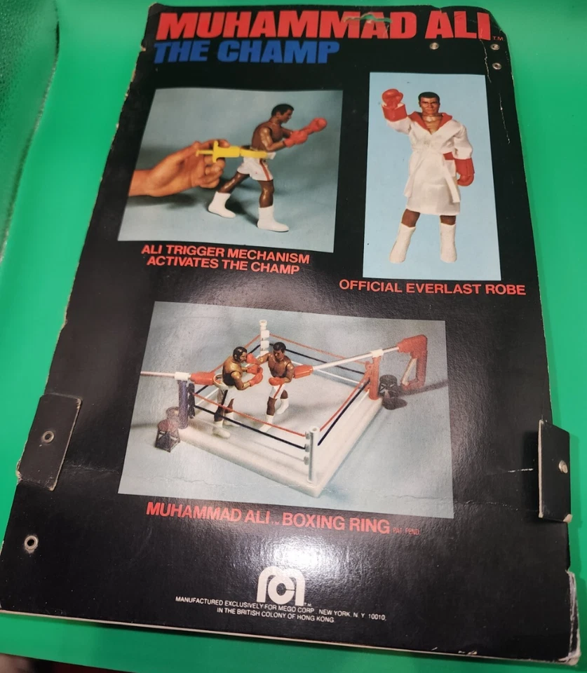 МУХАММАД АЛИ, ЧЕМПИОН — боксерское действие — 1976 Mego — как новый в коробке, никогда не доставался из коробки, поврежден - Изображение 4 из 4