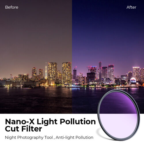 K&F Concept 52-82mm Clear-Natural Night Filter Light Pollution Reduction Filter - Picture 56 of 63