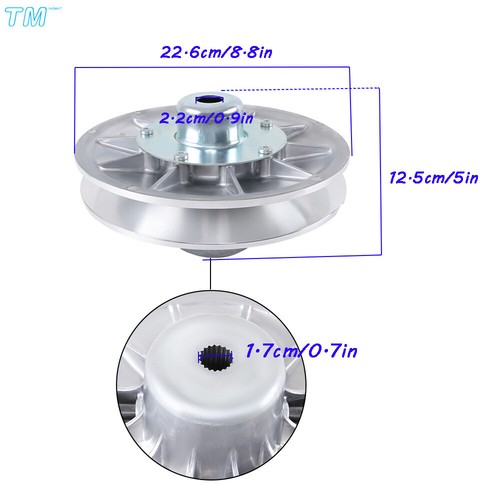 Nuevo embrague de accionamiento secundario para Polaris RZR 900 y S 1323246 1323247 2015 - Imagen 7 de 8